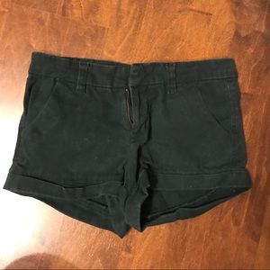 3/$25 Black jean shorts